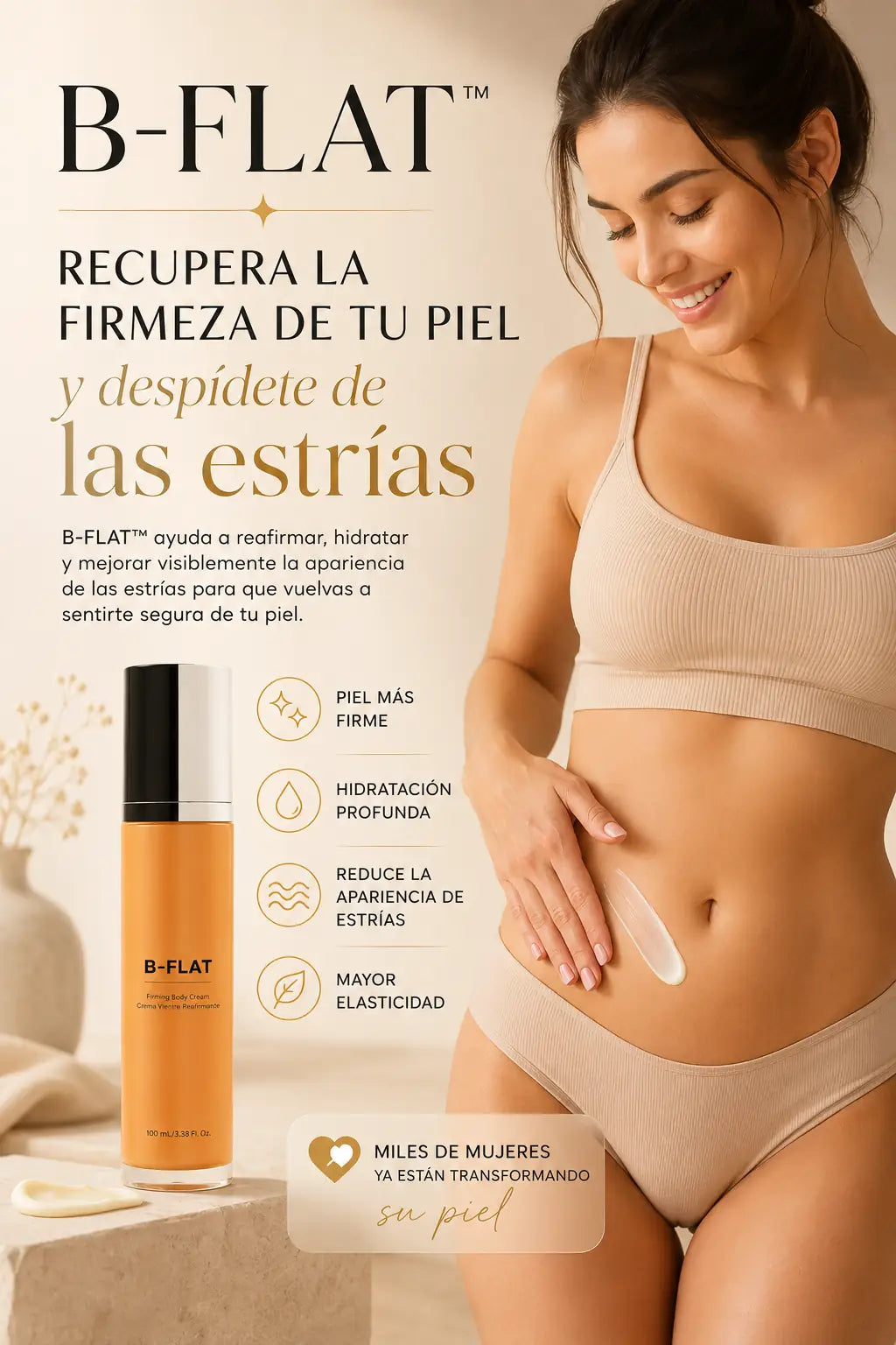 CREMA ANTI-ESTRÍAS B-FLAT