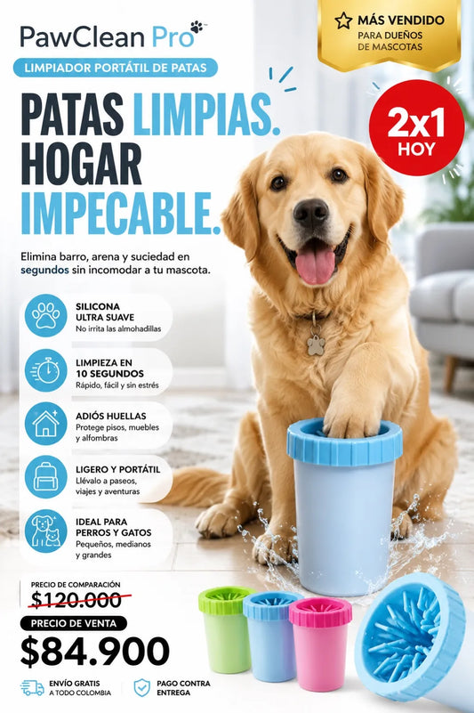 🐾 PawClean Pro – Limpiador Portátil de