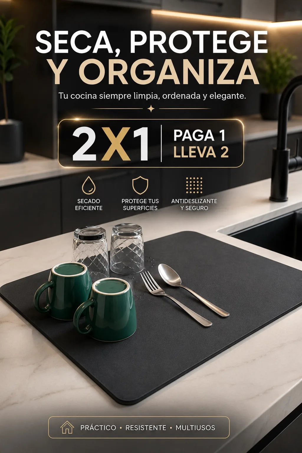 TAPETE ESCURRIDOR DE PLATOS